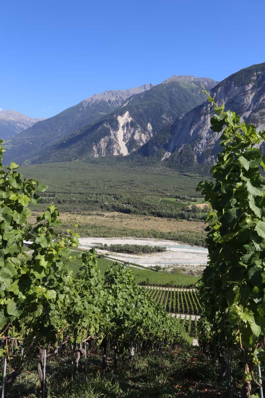 Alpine Szenerie im Wallis